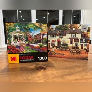Set of 2 “Main Street” Puzzles - 1000 Pieces
